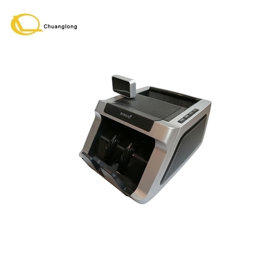 JUNUO C05 Geldzähler Detektor Schwarz mit LED-Display Bargeldrechnungsmaschine für Bankzähler