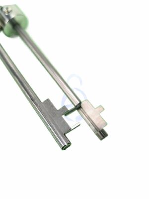 Grandmaster Kronen-Lockpicking-Werkzeuge mit Edelstahl-Schmiedung, aufgeteilt in zwei Teile, geeignet für verschiedene Richtungen