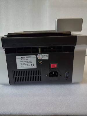 JUNUO C05 Banknotenzählmaschine Geldscheinprüfer Schwarz mit LED-Anzeige