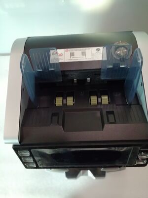 1+1 Taschengeldschein-Sortiermaschine Geldzähl- und -prüfgerät Schwarz mit LED-Anzeige LK22025060003