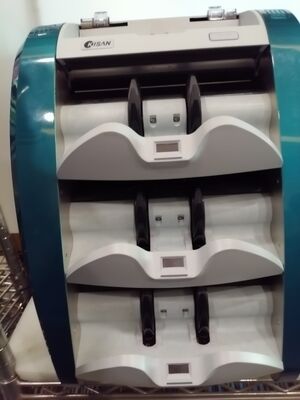 Kisan-Sortiermaschine für Banknoten Geldzähler Detektor Blau mit LED-Display Smart K3 S16E01-3659