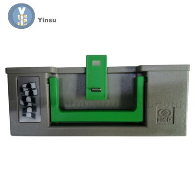 4450693308 445-0693308 2040000217 NCR geschlossene Reinigungsbehälterabdeckung mit Schloss und Griff ATM-Maschinenteile für NCR S1 Reject-Kassette