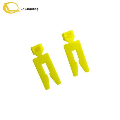 NCR S1 Kassettenklemm Magnethalter Kassenkasse Gelber Kunststoff-Festungsklemm 2030001333 Geldautomat CRM CRS Selbstbedienung Kiosk Ersatzteil