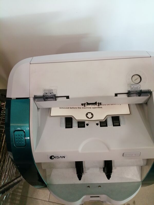 Kisan-Sortiermaschine für Banknoten Geldzähler Detektor Blau mit LED-Display Smart K3 S16E01-3659