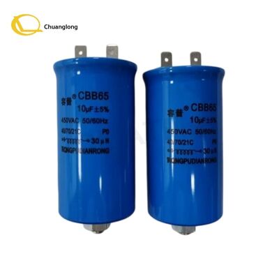 Guter Preis 0090008121 NCR Kondensator 10uF 450V ATM Maschinenteile NCR S1 Kondensator RUN 8UF 10UF 450V 5060HZ 009-0008121 Original neu auf Lager Online
